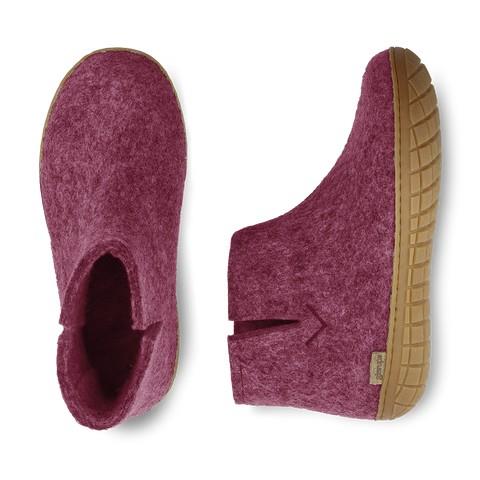 Boot - Honey Rubber - cranberry 1