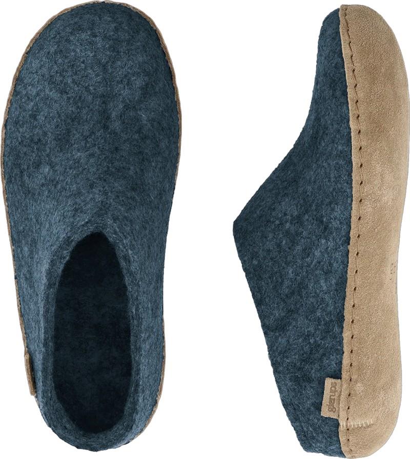 Slip-On - Leather - denim 1
