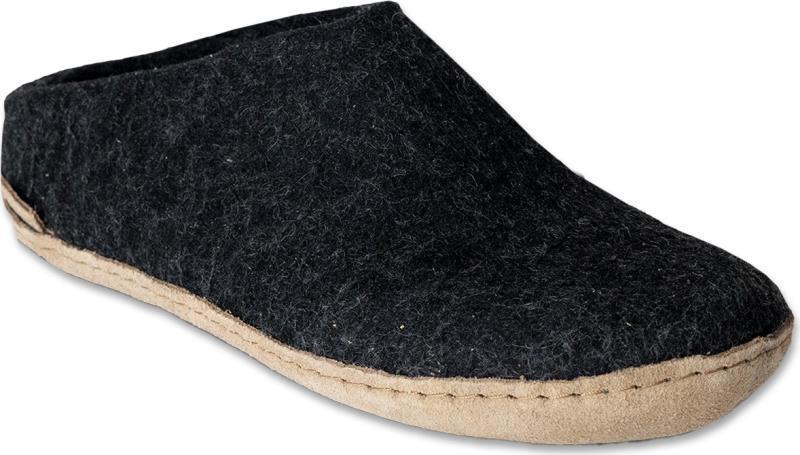 Slip-on, Leather - charcoal 1