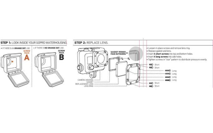 Lens Replacement Kit for Dive Housing - Not Applicable 2