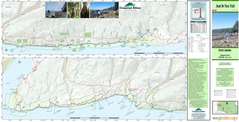 Juan De Fuca Trail Map - not applicable 1