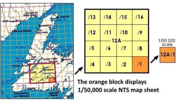 TOPO MAP PAPER 1:250,000 - 94b 1