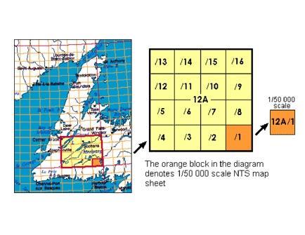 TOPO MAP PAPER 1:50,000 - 93j 1