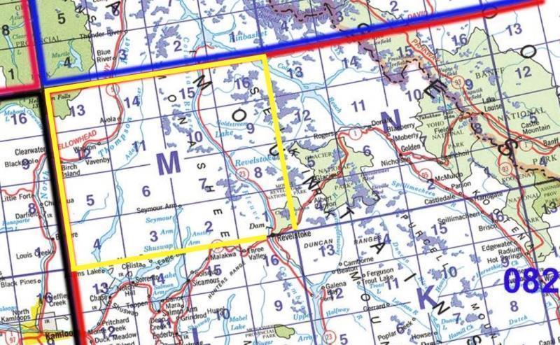 Topo Map - 1:50,000 - Folded with Relief - 82m 1