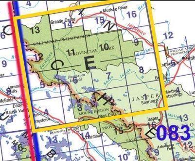 Topo Map - 1:50,000 - Folded with Relief - 83e 1