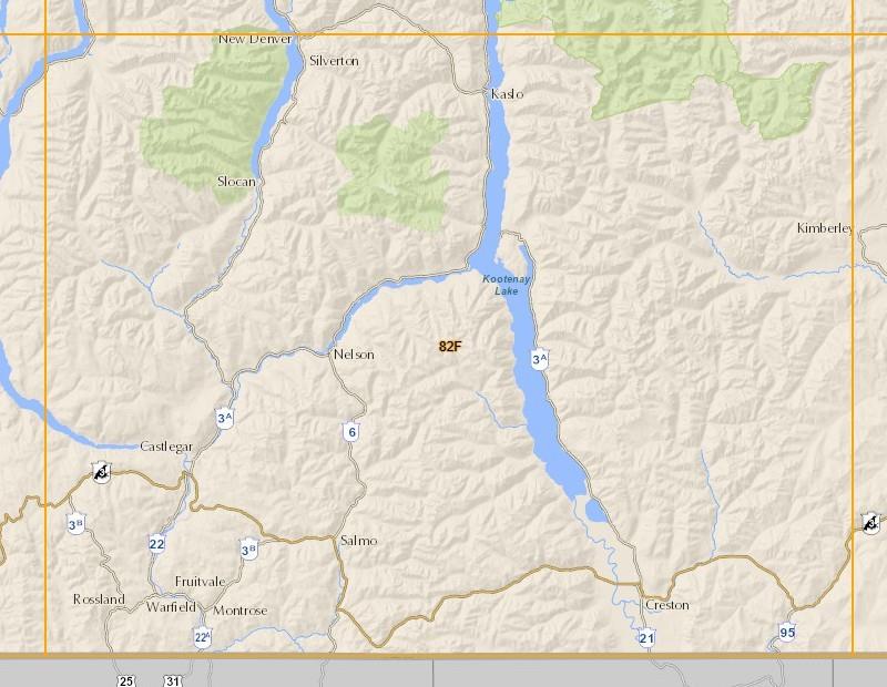 Topo Map - 1:50,000 - Synthetic - 82f 1