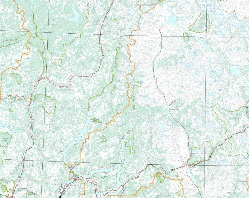 Topo Map - 1:50,000 - Synthetic - 82m 1