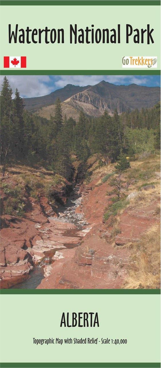 Waterton National Park Map - Synthetic - Not Applicable 1