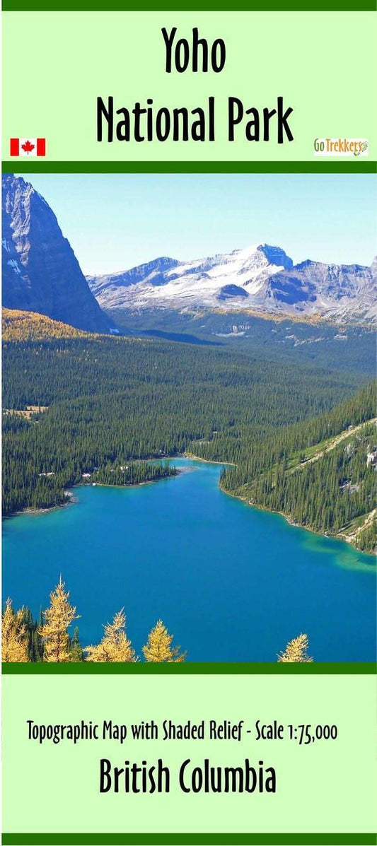 Yoho National Park Map - Synthetic - Not Applicable 1