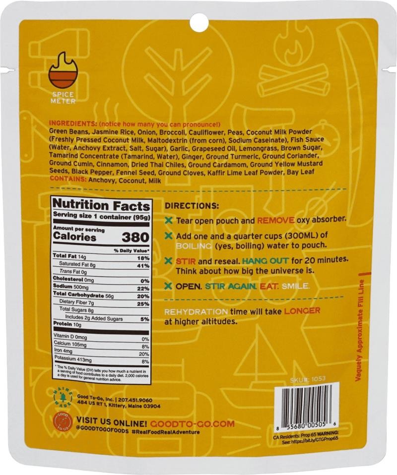 Thai Curry - Single Serve - not applicable 1