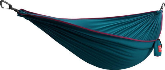 TrunkTech Single Hammock - deep teal / maroon 1