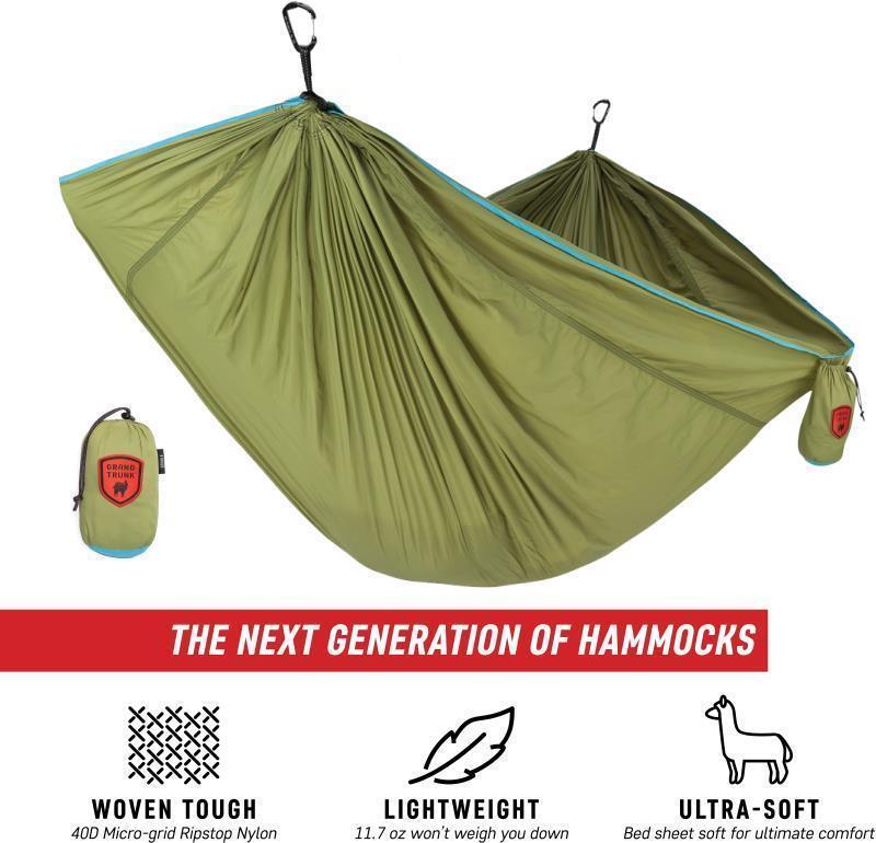 TrunkTech Single Hammock - green / aqua 1