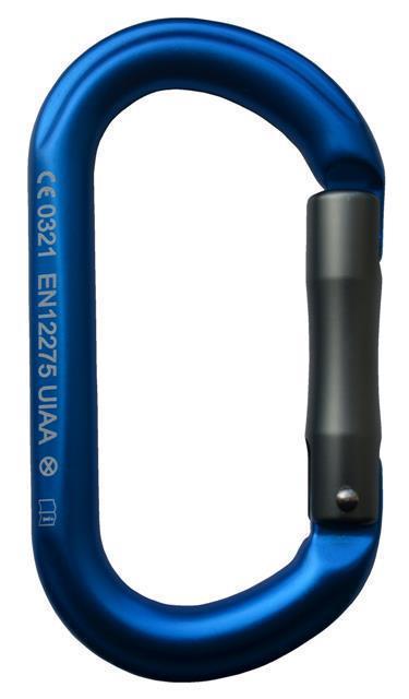 Begbie Oval Carabiner - blue 1