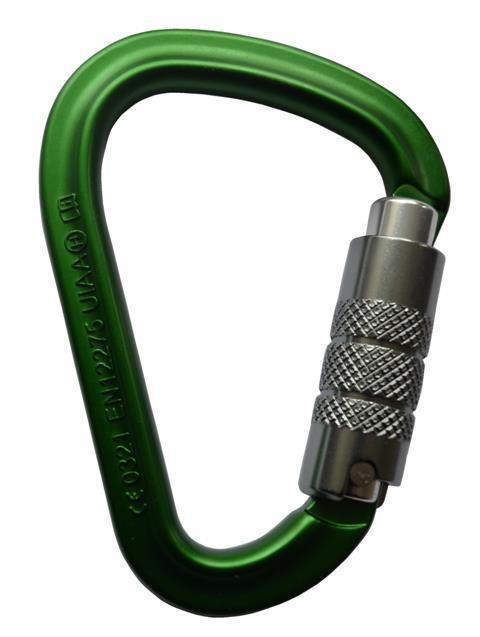 Skagit TripleLock Carabiner - green 1