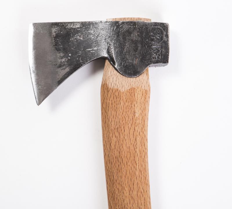 Small Carving Hatchet, Carved Handle - 26cm / 10" - not applicable 1