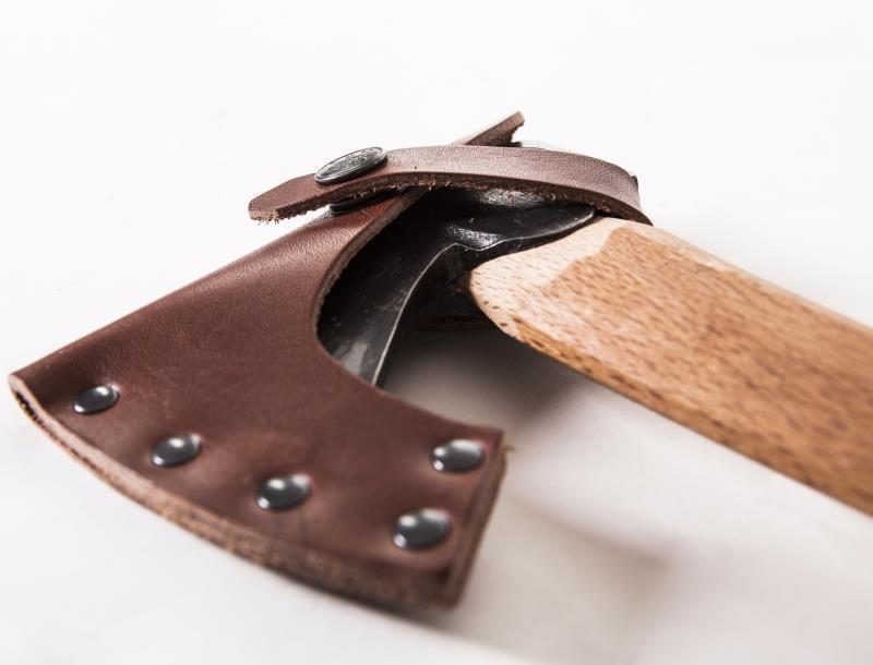 Small Carving Hatchet, Carved Handle - 26cm / 10" - not applicable 1