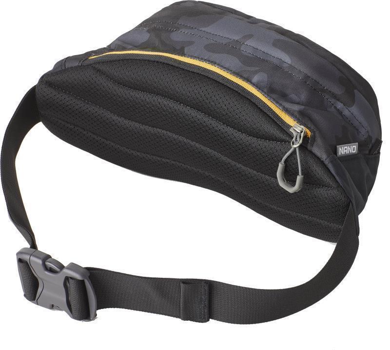 Nano Waistpack - Black Woodland Camo 2