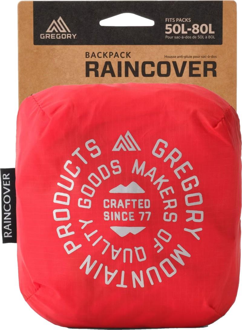 Raincover 50L-80L - Large - beaming red 1