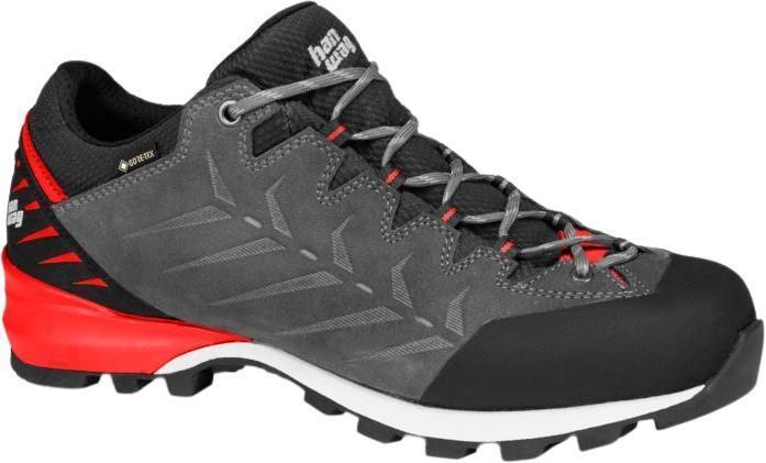 Makra Pro Low GTX - Mens - Asphalt / Red 1