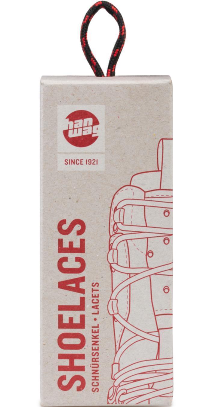 Shoe Laces 140cm - Pair - Black / Red 1