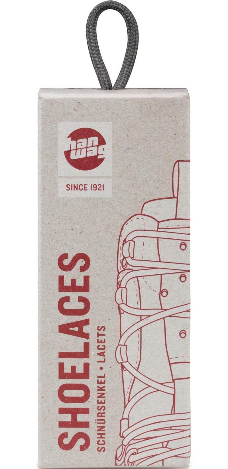 Shoe Laces 160cm - Pair - Asche Dark Grey 1