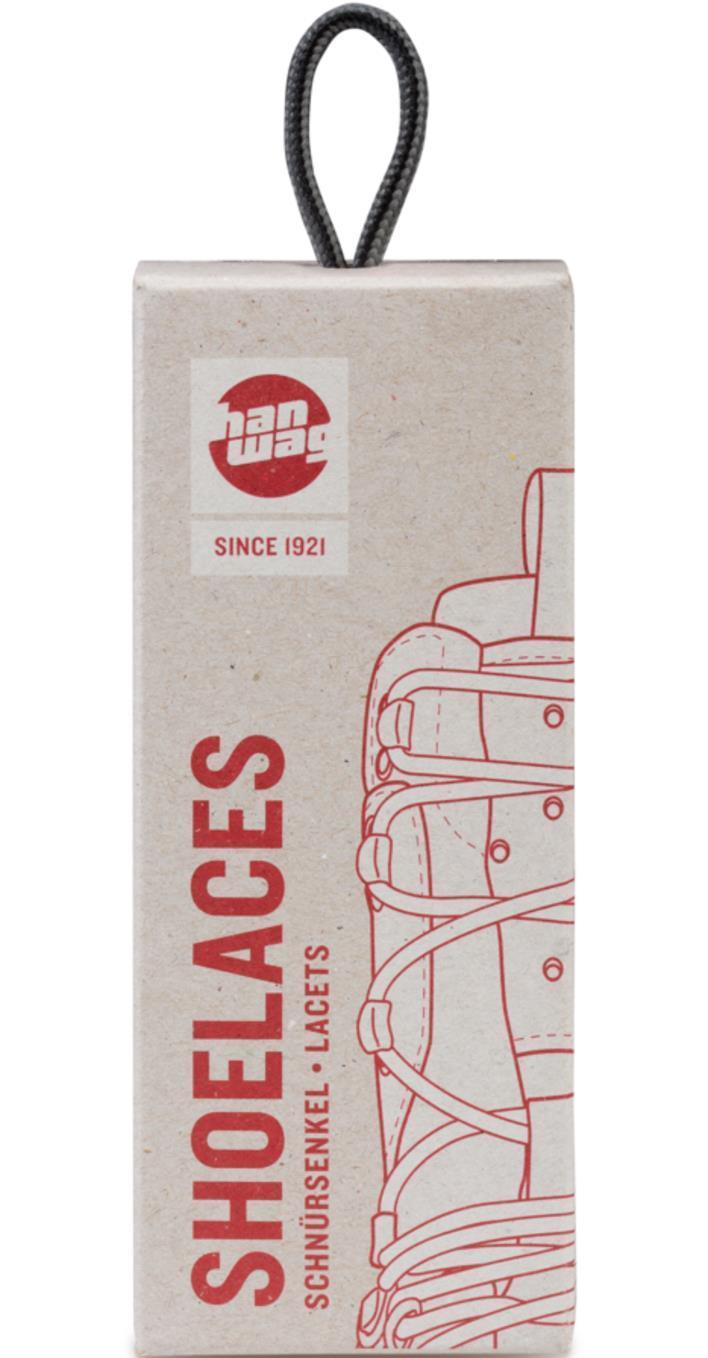 Shoe Laces 220cm - Pair - Flint Grey 1