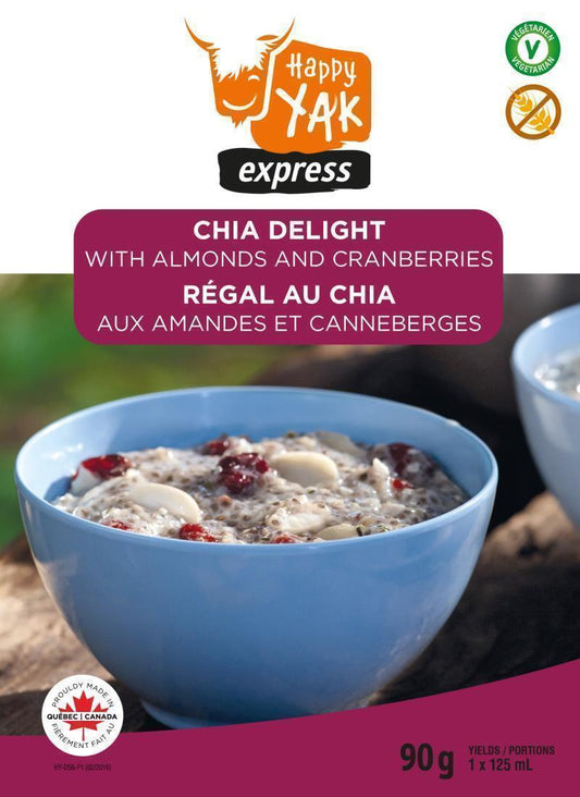 Chia Delight w/ Almonds & Cranberries - 1 Portion - Not Applicable 1