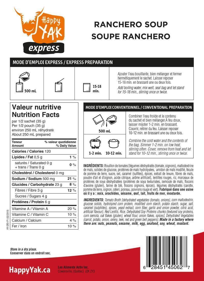 Ranchero Soup - 1 Portion - Not Applicable 2