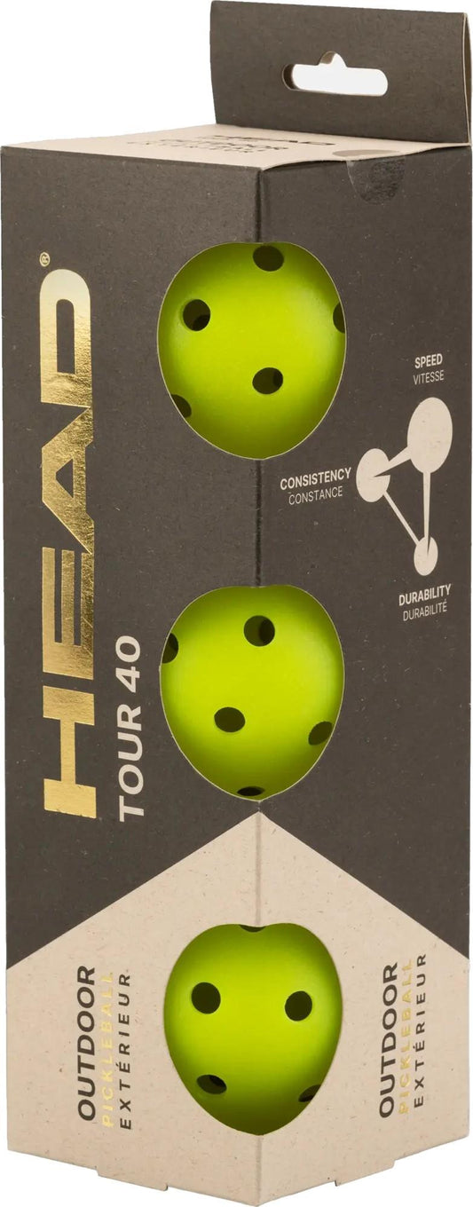 Tour 40 Outdoor Pickleball - 3 Pack - not applicable 1