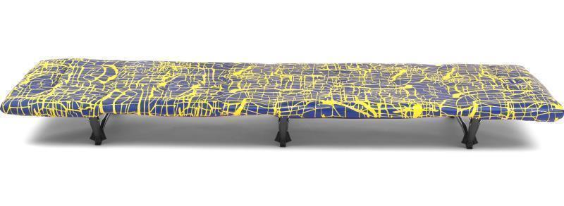 Cot Warmer - Black / Flow Line Blue / Yellow 3