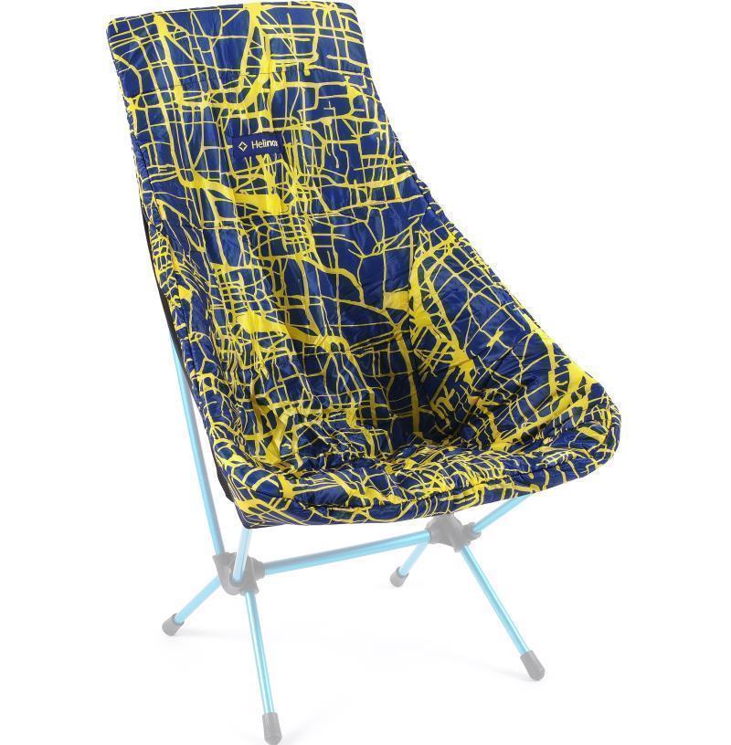 High-Back Seat Warmer C2 - Black / Flow Line Blue / Yellow 2
