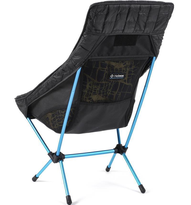 High-Back Seat Warmer C2 - Black / Flow Line Blue / Yellow 3