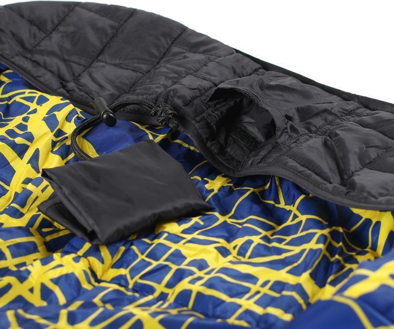 High-Back Seat Warmer C2 - Black / Flow Line Blue / Yellow 7