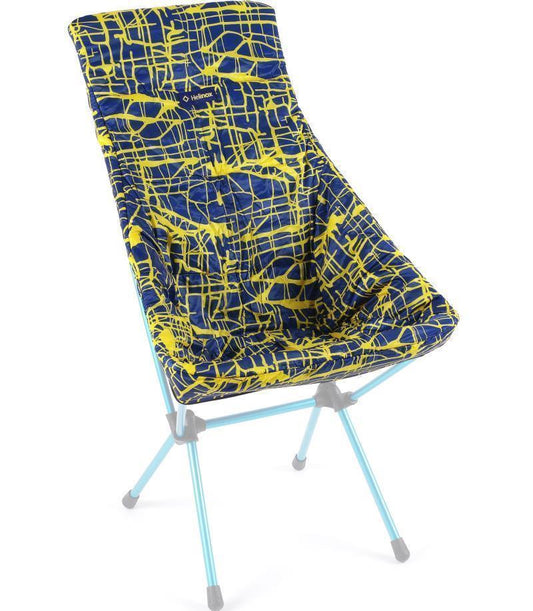High-Back Seat Warmer Sunset / Beach - Black / Flow Line Blue / Yellow 1