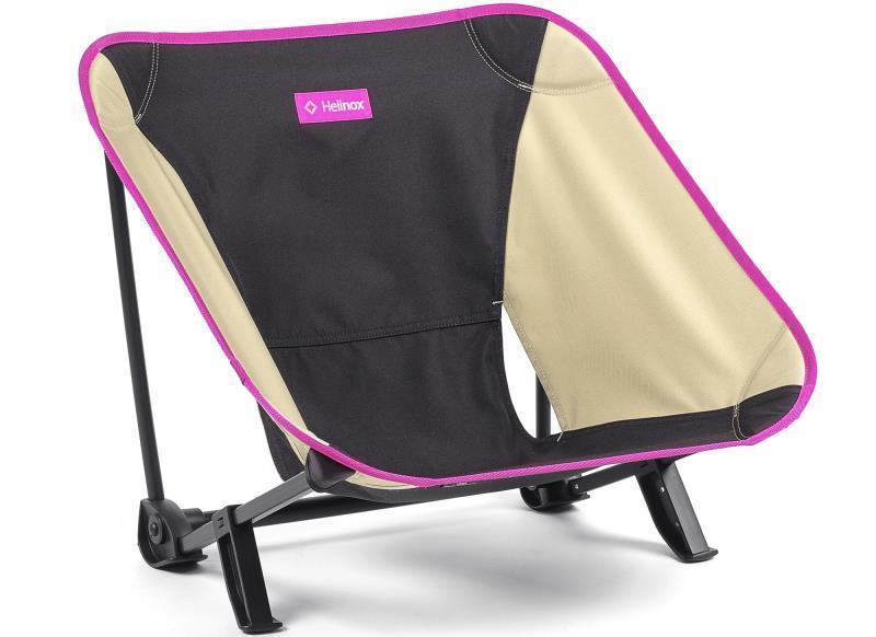 Incline Festival Chair - Black / Khaki / Purple Color Block 1