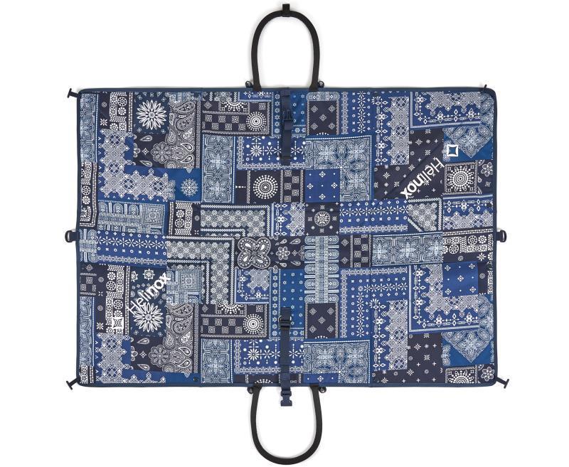 Origami Tote - Blue Bandana Quilt 2