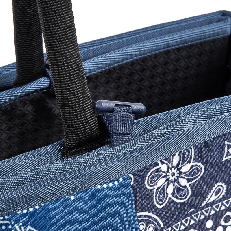Origami Tote - Blue Bandana Quilt 5
