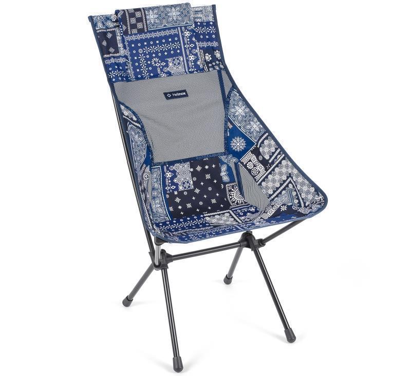 Sunset Chair - Blue Bandana Quilt 1