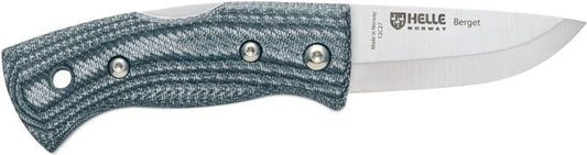 Berget 12C27 Knife - denim micarta 1