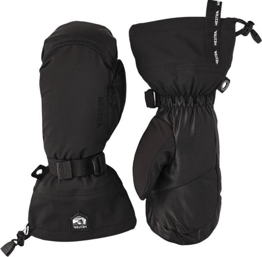 Army Leather Extreme Mitts - Black / Black 1