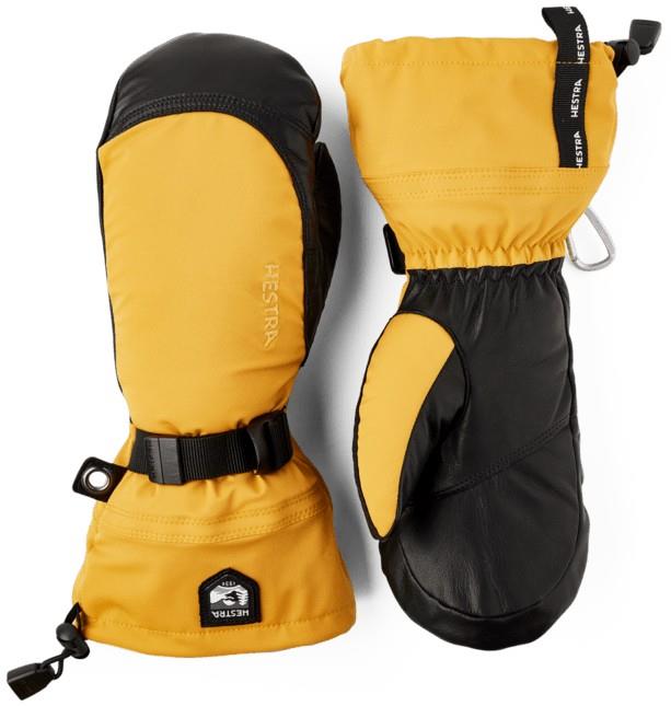Army Leather Extreme Mitts - mustard / black 1