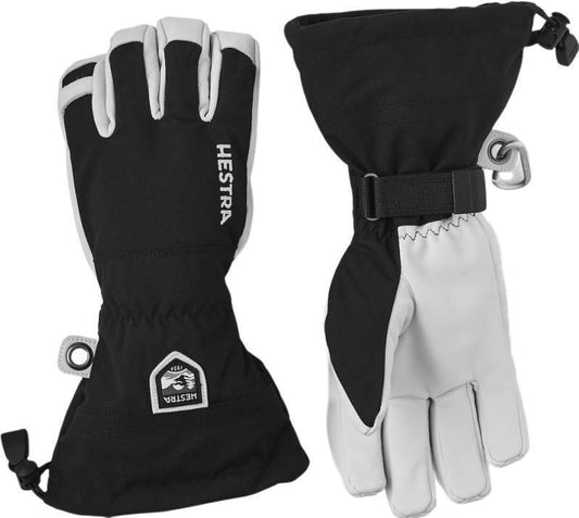 Army Leather Heli Ski Gloves - black 1