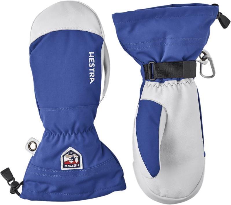 Army Leather Heli Ski Mitts - Royal Blue 1