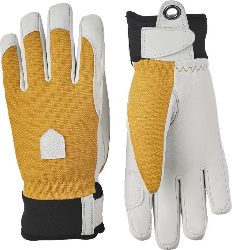 Army Leather Patrol Female Gloves - mustard 1