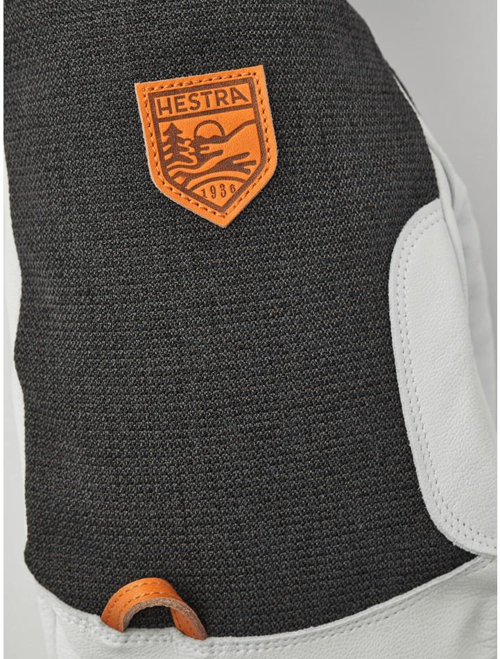 Army Leather Patrol Gauntlet Mitts - charcoal 1