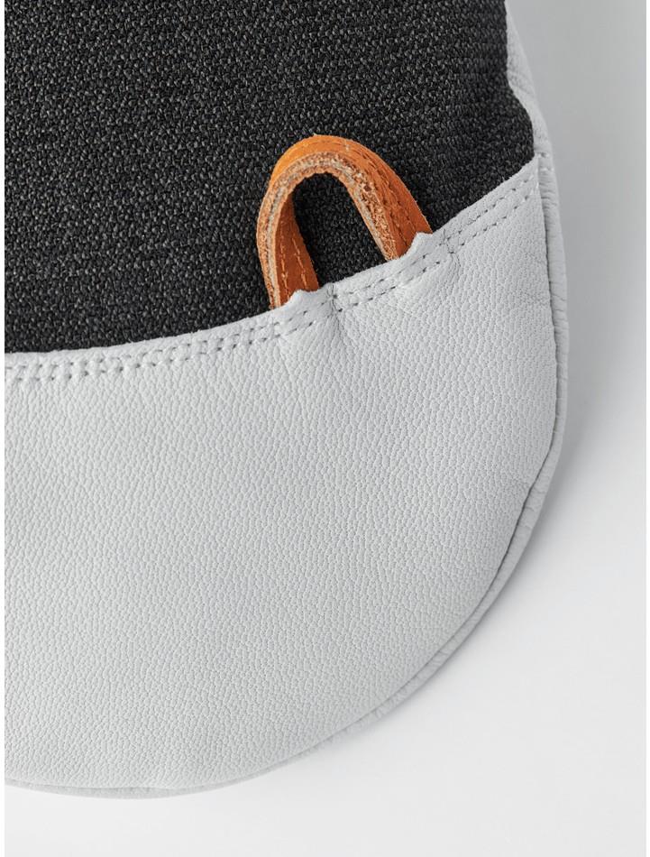 Army Leather Patrol Gauntlet Mitts - charcoal 1