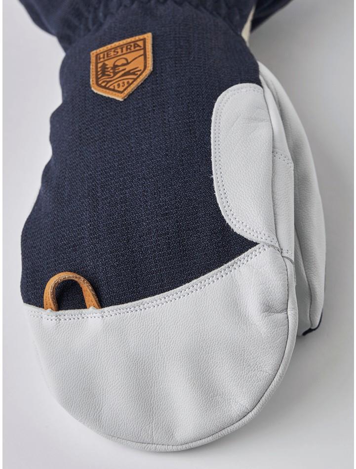 Army Leather Patrol Gauntlet Mitts - navy 1
