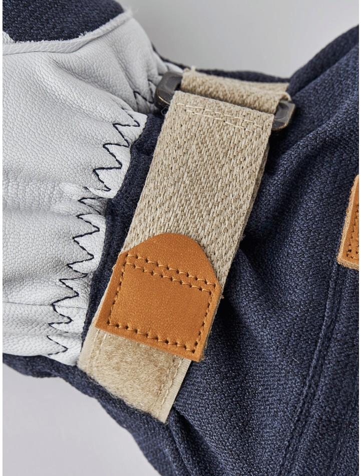 Army Leather Patrol Gauntlet Mitts - navy 1