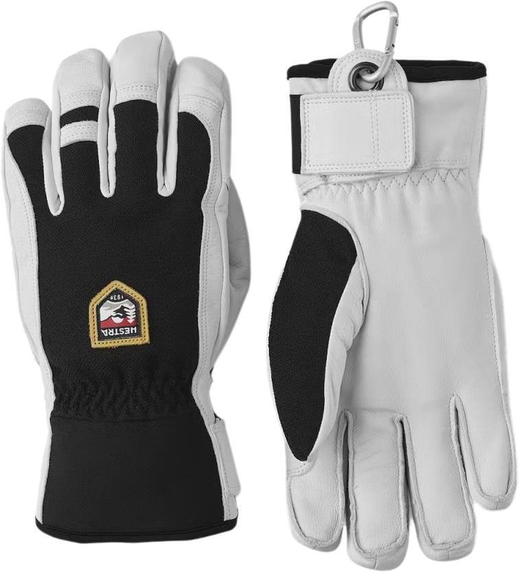 Army Leather Patrol Gloves - Black 1
