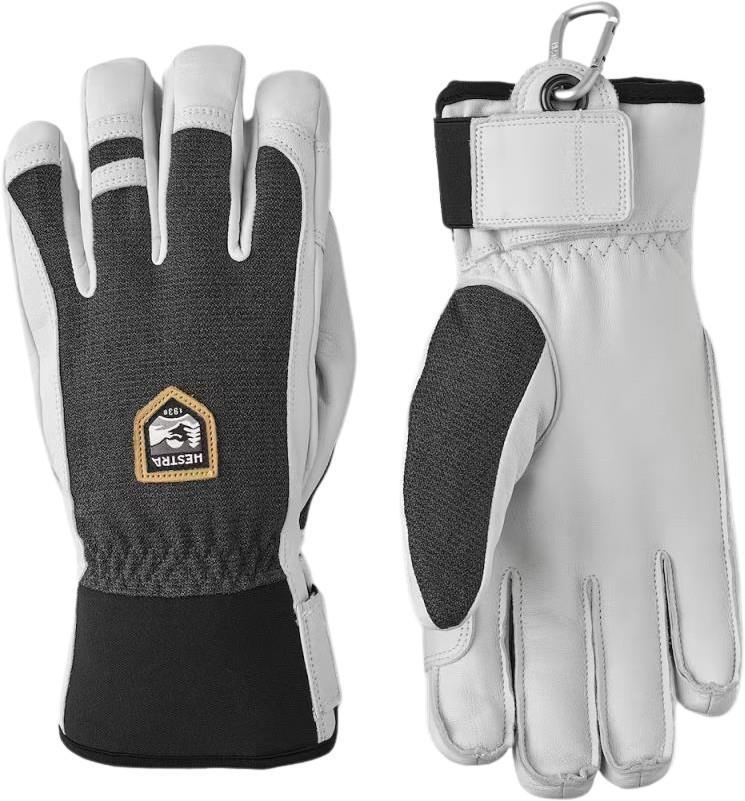 Army Leather Patrol Gloves - Charcoal 1